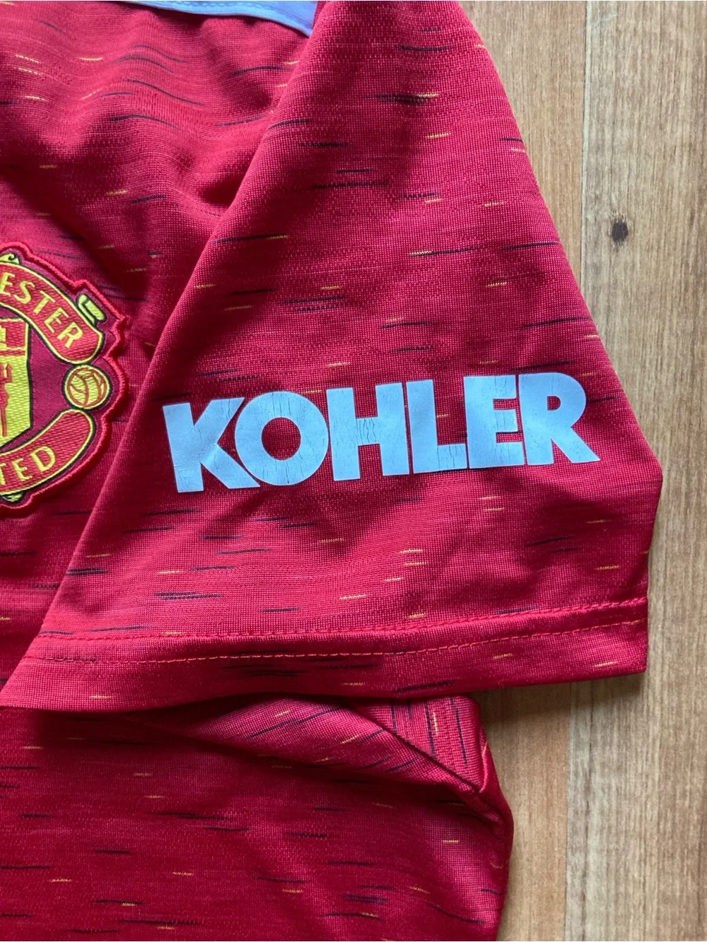 ADIDAS Manchester United Red Home 2020/21 Mens XL Soccer Football Jersey